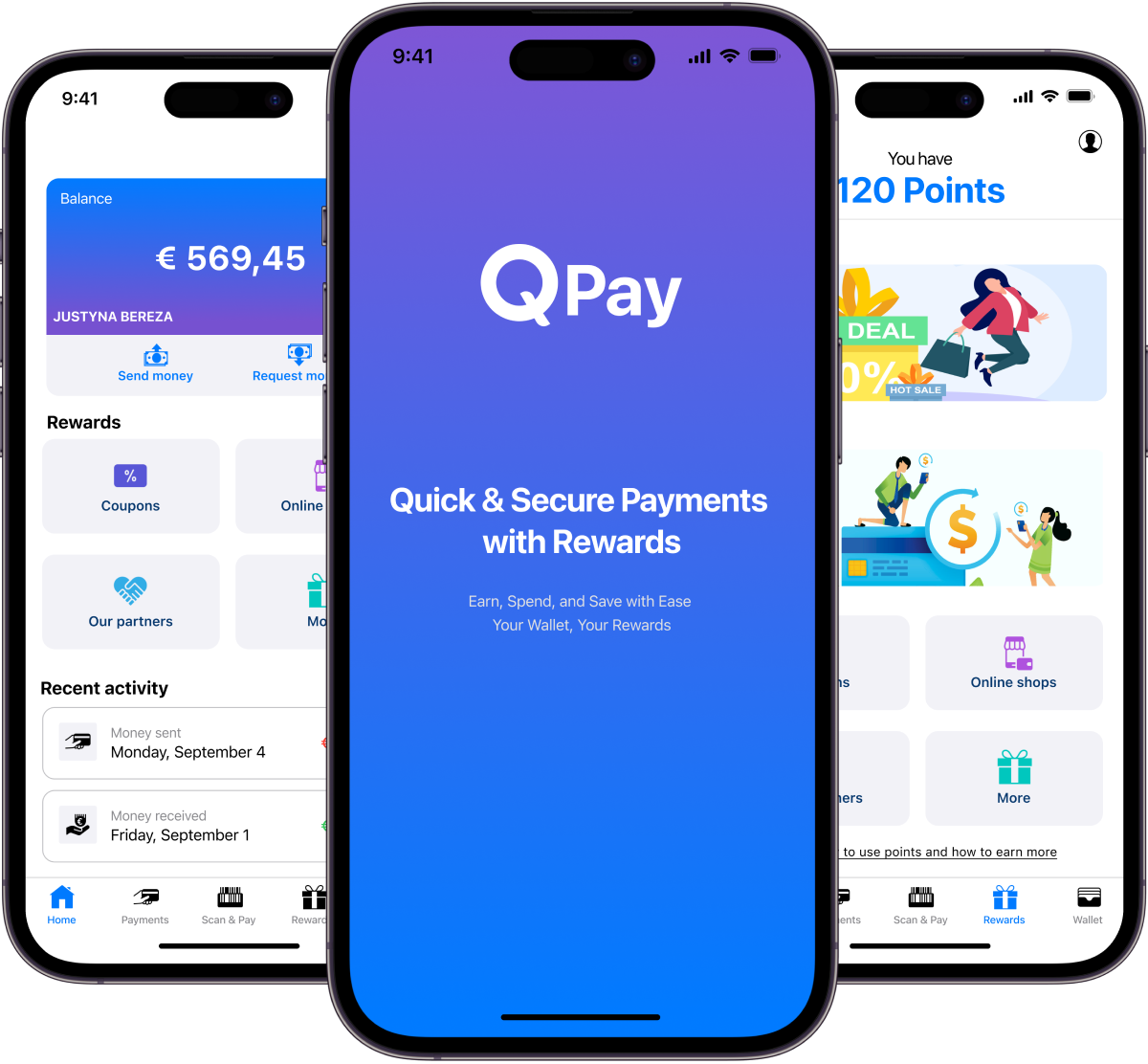 The cover image of the QPay Digital Wallet app